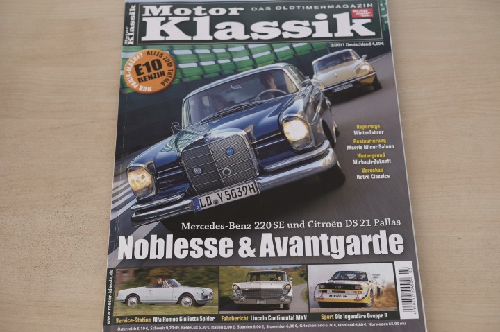 Deckblatt Motor Klassik (03/2011)